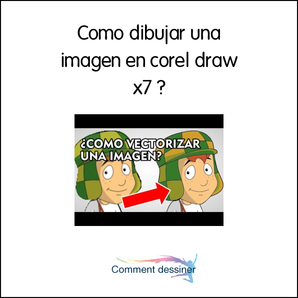 Como dibujar una imagen en corel draw x7